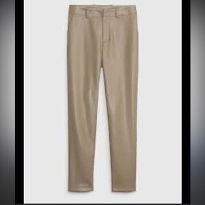 GAP Tan Vegan Leather Trousers Women’s Size: 8